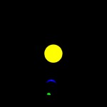 Sun-Earth-Moon three body system